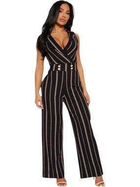 Almost Famous All Fax Jumspuit Size M